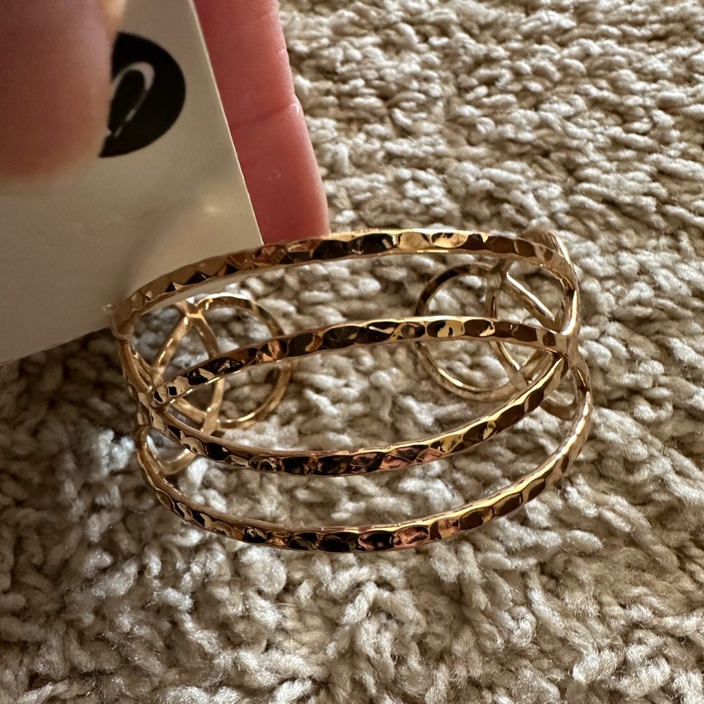 I Am Jewelry Bracelet Gold NWT